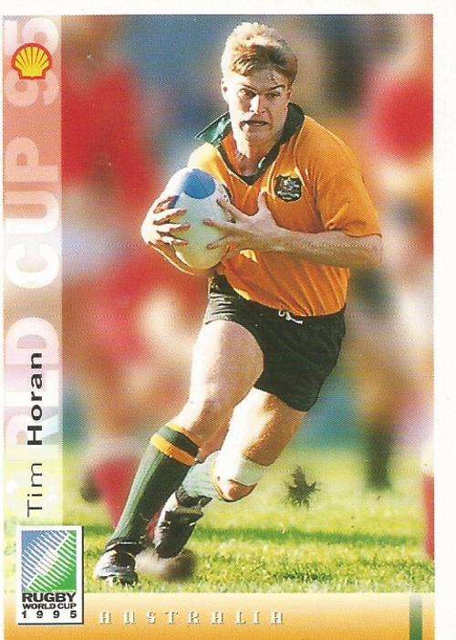TIM HORAN - SPORTS DECK "RUGBY WORLD CUP 95" -  BASE TRADING CARD 56