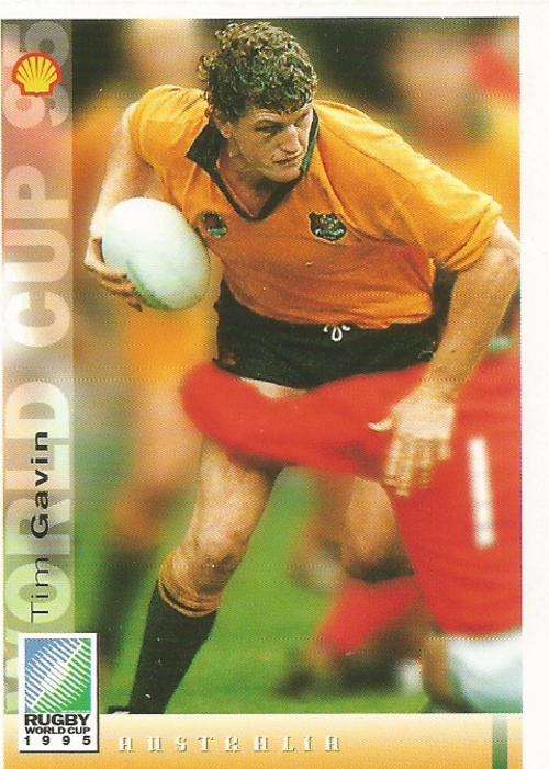 BRYANT GAVIN - SPORTS DECK `RUGBY WORLD CUP 95` -  BASE TRADING CARD 65