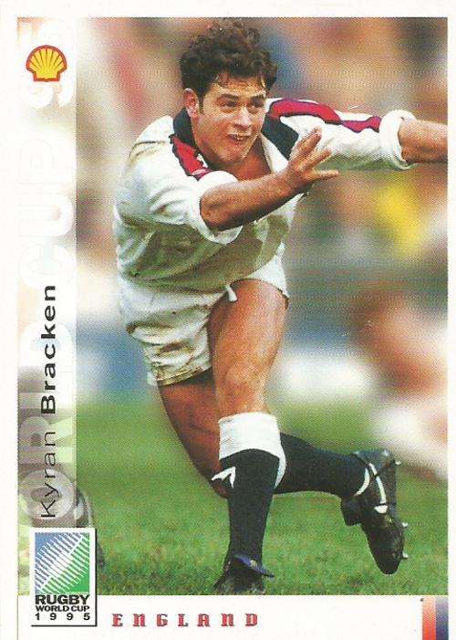 KYRAN BRACKEN - SPORTS DECK "RUGBY WORLD CUP 95" -  BASE TRADING CARD 43