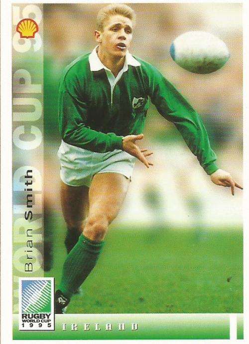 BRIAN SMITH - SPORTS DECK `RUGBY WORLD CUP 95` -  BASE TRADING CARD 174
