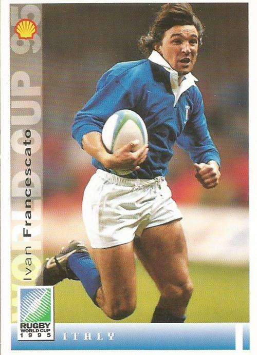 IVAN FRANCESCATO - SPORTS DECK `RUGBY WORLD CUP 95` -  BASE TRADING CARD 86