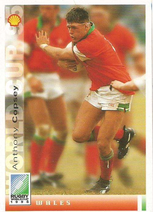 ANTHONY COPSEY - SPORTS DECK `RUGBY WORLD CUP 95` -  BASE TRADING CARD 114