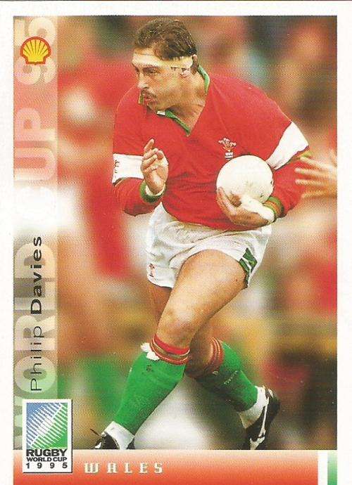 PHILIP DAVIES - SPORTS DECK `RUGBY WORLD CUP 95` -  BASE TRADING CARD 122