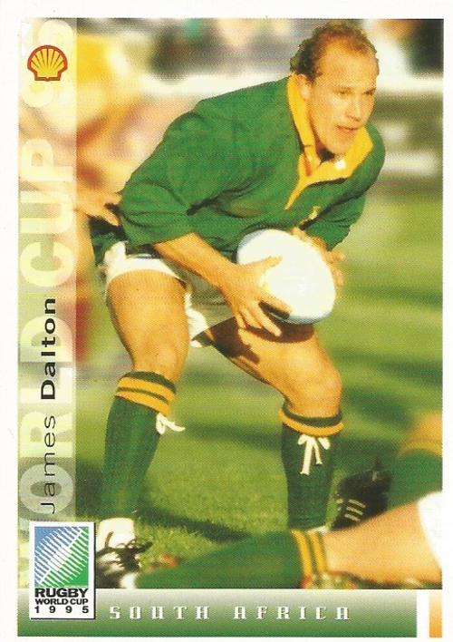 JAMES DALTON - SPORTS DECK "RUGBY WORLD CUP 95" - BASE TRADING CARD 13