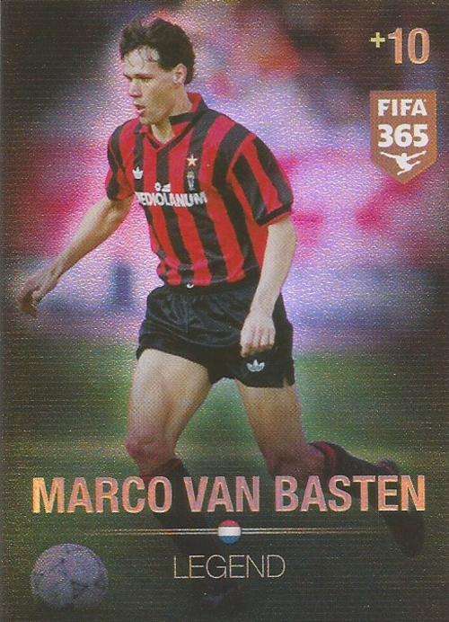 MARCO VAN BASTEN - PANINI FIFA 365 - "LEGEND" TRADING CARD