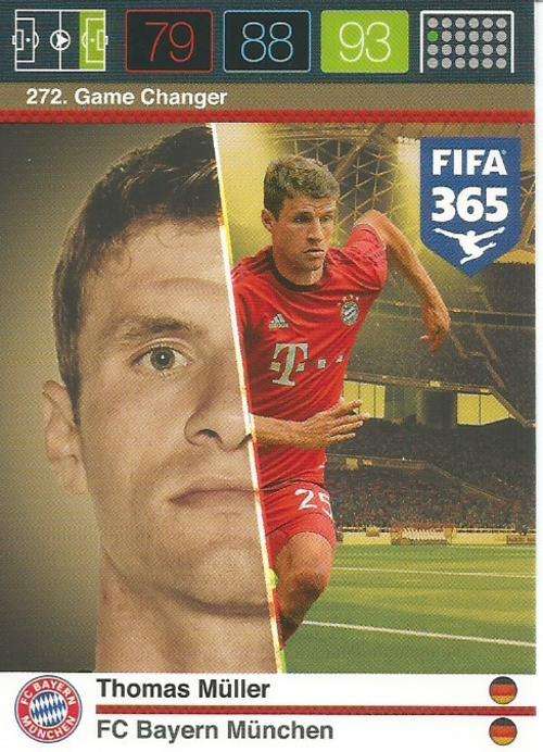 THOMAS MULLER  - PANINI FIFA 365 - "GAME CHANGER" TRADING CARD