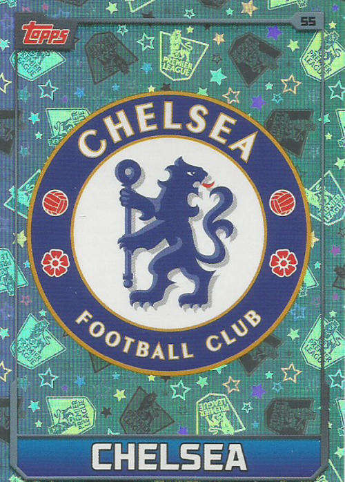 MATCH ATTAX 2015/2016 - CHELSEA FC -   "CLUB BADGE" FOIL TRADING CARD