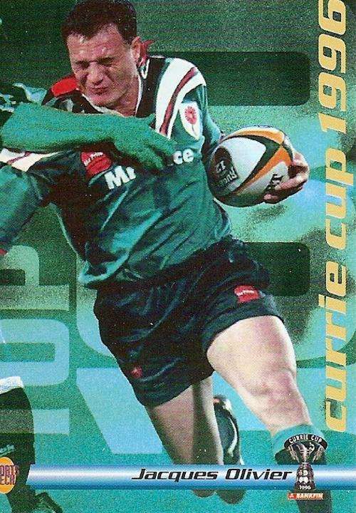 JACQUES OLIVIER - SPORTS DECK 1996 -  NORTHERN TRANSVAAL "CURRIE CUP 1996" CARD 18