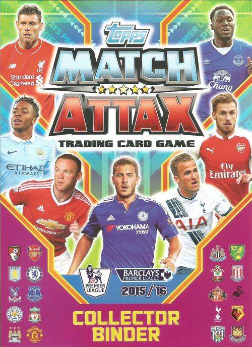 MATCH ATTAX 2015/2016 - COLLECTION `BASE` TRADING CARDS