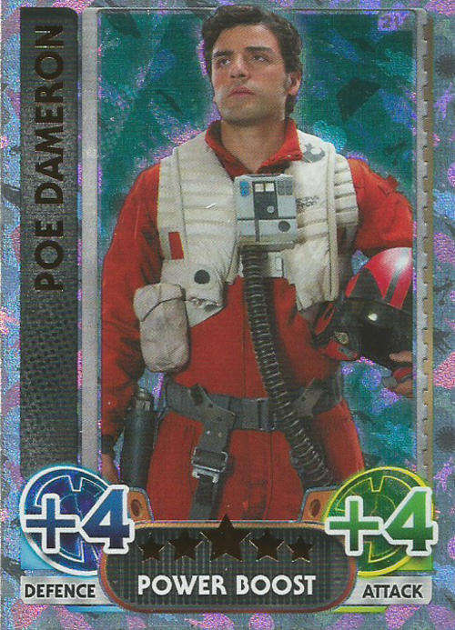 STAR WARS 2015/16 - FORCE ATTAX MOVIE SERIES 4 - POWER BOOST `RAINBOW FOIL` CARD 211