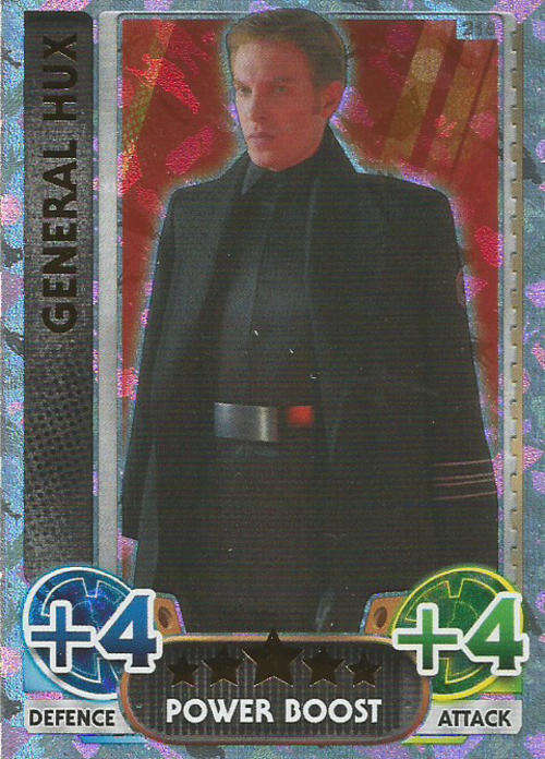STAR WARS 2015/16 - FORCE ATTAX MOVIE SERIES 4 - POWER BOOST `RAINBOW FOIL` CARD 218