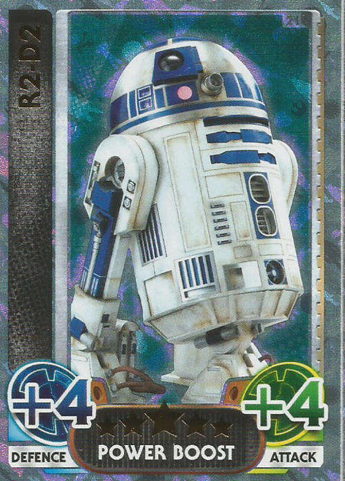 STAR WARS 2015/16 - FORCE ATTAX MOVIE SERIES 4 - POWER BOOST `RAINBOW FOIL` CARD 216