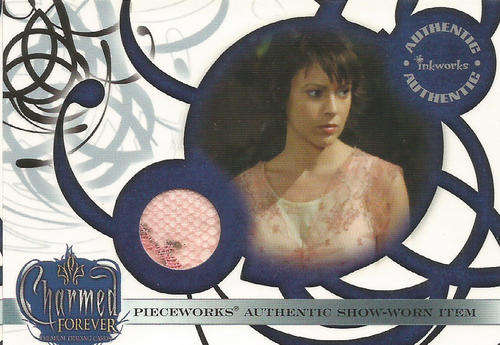 ALYSSA MILANO - CHARMED `FOREVER` TV SERIES - `AUTHENTIC PIECEWORKS` TRADING CARD PW6