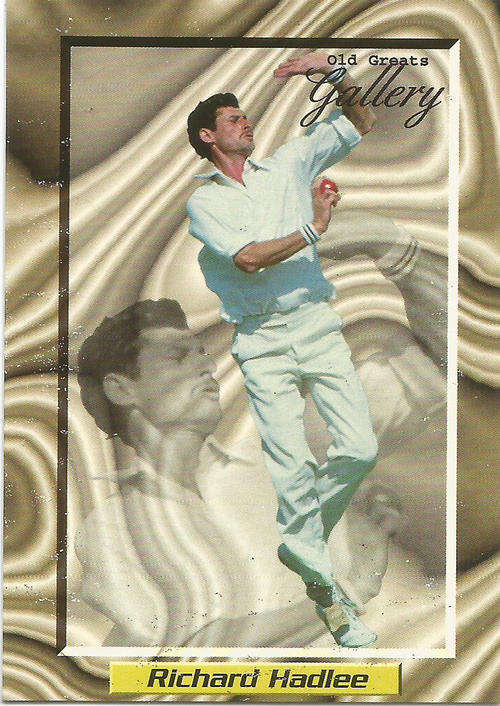 SIR RICHARD HADLEE - SPORTS DECK CRICKET 96 - "OLD GREATS GALLERY" TRADING CARD 56