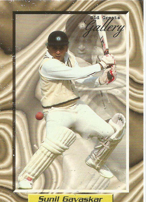 SUNIL GAVASKAR - SPORTS DECK CRICKET 96 - "OLD GREATS GALLERY" TRADING CARD 55