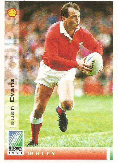LEUAN EVANS  - SPORTS DECK `RUGBY WORLD CUP 95` -  BASE TRADING CARD 116