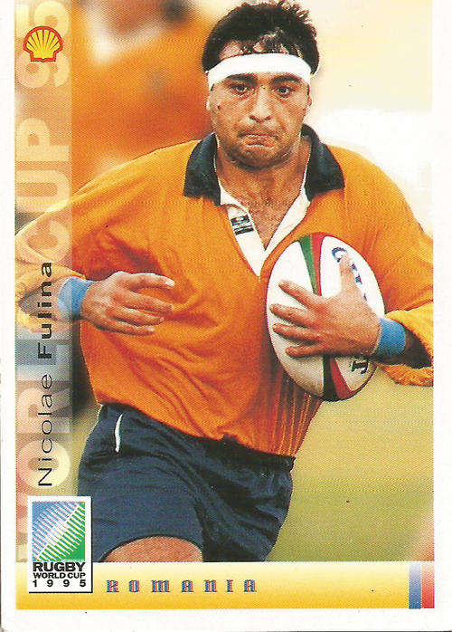 NICOLAE FULINA  - SPORTS DECK `RUGBY WORLD CUP 95` -  BASE TRADING CARD 92