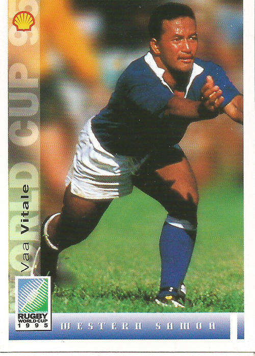 VAA VITALE  - SPORTS DECK `RUGBY WORLD CUP 95` -  BASE TRADING CARD 138