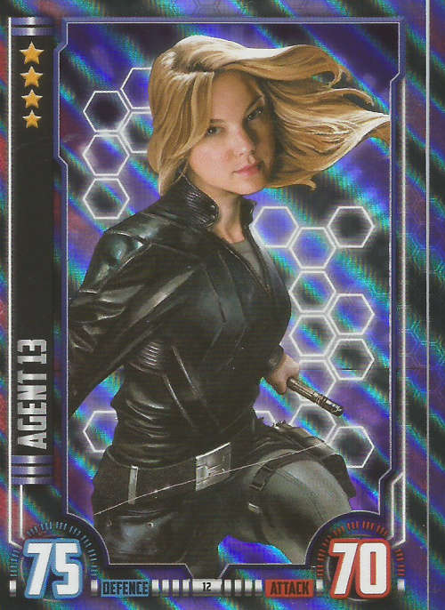 MARVEL HERO ATTAX UNIVERSE 2016 - AGENT 13  `HOLOGRAPHIC` FOIL CARD 12