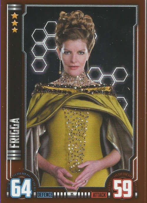 MARVEL HERO ATTAX UNIVERSE 2016 - FRIGGA  `MIRROR` FOIL TRADING CARD 35