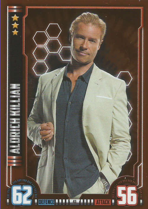 MARVEL HERO ATTAX UNIVERSE 2016 - ALDRICH KILLIAN `BRONZE MIRROR` FOIL TRADING CARD 43