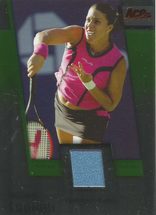 JENNIFER CAPRIATI - ACE AUTHENTIC 07 "GRAND SLAM II" - CERTIFIED "MEMORABILIA" CARD JC18