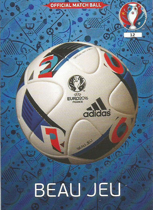 PANINI EURO 2016 - LOGO "LOGO" FOIL TRADING CARD 12