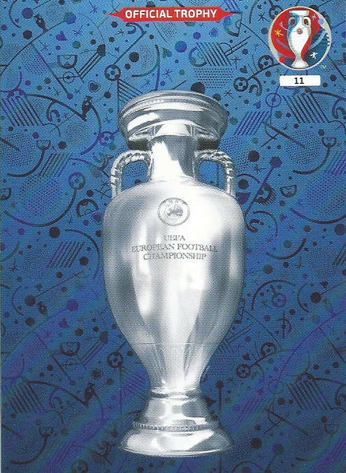 PANINI EURO 2016 - LOGO "LOGO" FOIL TRADING CARD 11