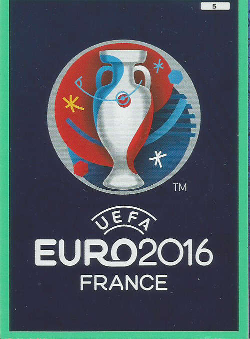 PANINI EURO 2016 - LOGO "LOGO" FOIL TRADING CARD 5