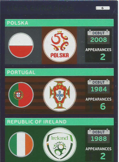 PANINI EURO 2016 - LOGO "LOGO" FOIL TRADING CARD 6