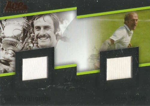 JOHN NEWCOMBE/STAN SMITH - ACE 07 "GRAND SLAM II" - CERTIFIED BRONZE "MEMORABILIA" CARD DJ8