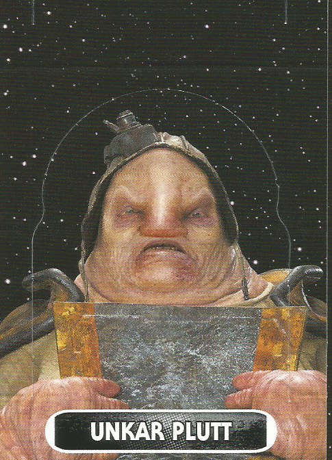 STAR WARS 2016 - FORCE ATTAX `EXTRA` - UNKAR PLUTT `RARE STAND-UP` CARD 138