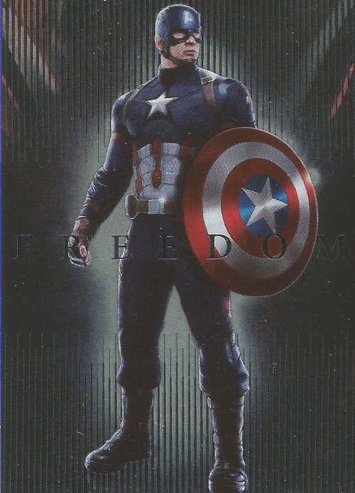 PANINI MARVEL "CAPTAIN AMERICA CIVIL WAR" 2016 - CAPTAIN AMERICA "LIMITED EDITION" TRADING CARD