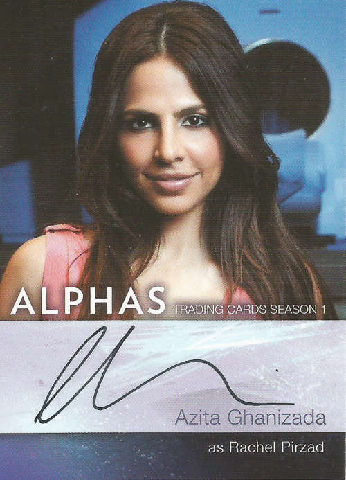 AZITA GHANIZADA - `ALPHAS SEASON 1` - AUTHENTIC `AUTOGRAPH` TRADING CARD A3