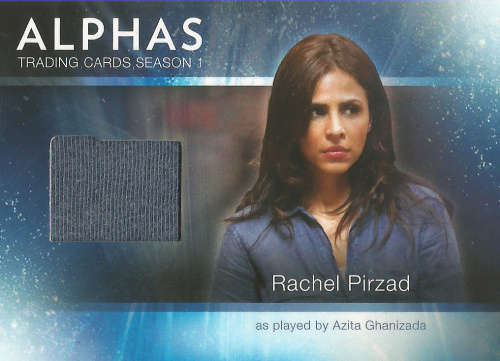 AZITA GHANIZADA - `ALPHAS SEASON 1` - AUTHENTIC `PERSONAL PIECEWORKS` TRADING CARD M1