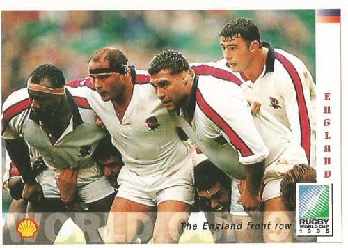 ENGLAND  - SPORTS DECK `RUGBY WORLD CUP 95` -  BASE TRADING CARD 194