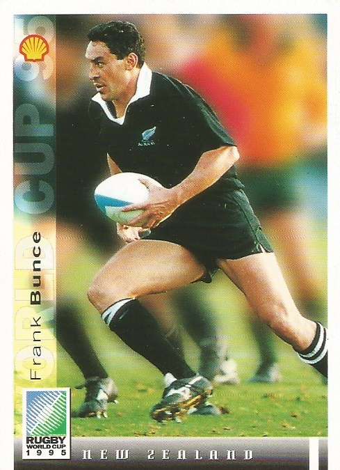FRANK BUNCE  - SPORTS DECK "RUGBY WORLD CUP 95" -  BASE TRADING CARD 147