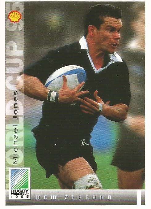 MICHAEL JONES - SPORTS DECK "RUGBY WORLD CUP 95" -  BASE TRADING CARD 165