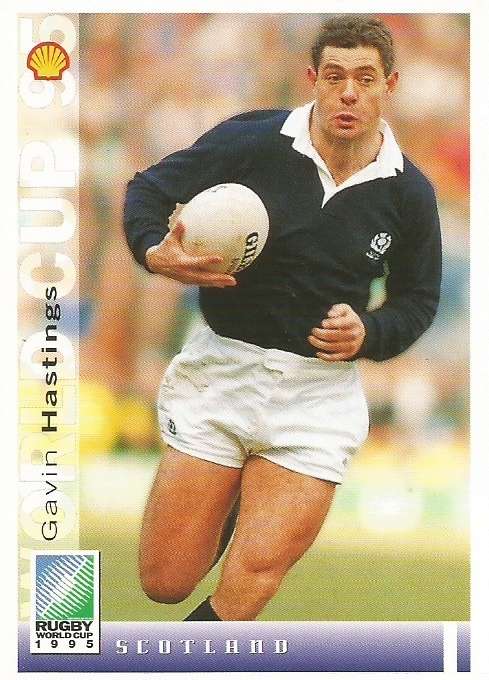 GAVIN HASTINGS - SPORTS DECK "RUGBY WORLD CUP 95" -  BASE TRADING CARD 99