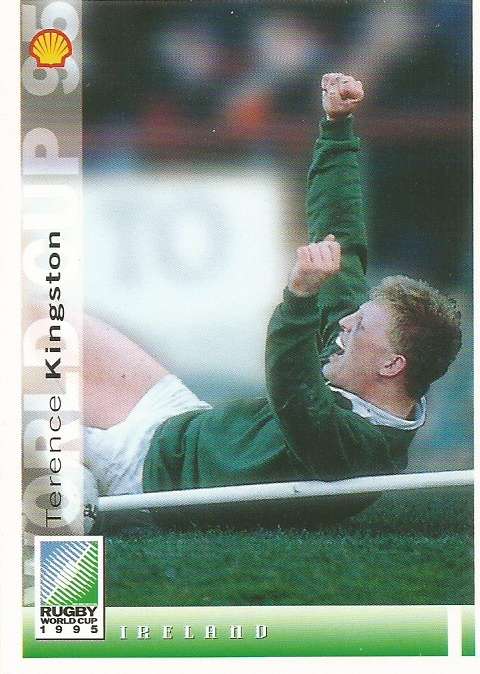 TERENCE KINGSTON - SPORTS DECK `RUGBY WORLD CUP 95` -  BASE TRADING CARD 183