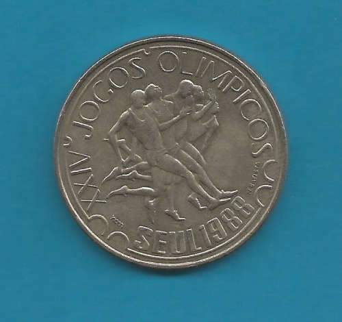 PORTUGAL 1988 - 250 ESCUDOS `SEOUL OLYMPICS` COIN - VF CONDITION COIN