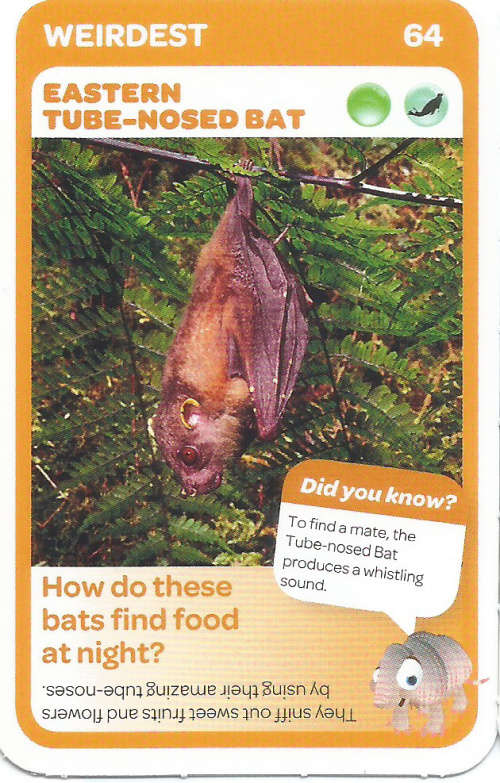 "SUPER ANIMALS" - PICK&PAY TRADING CARD COLLECTION -  CARD 64