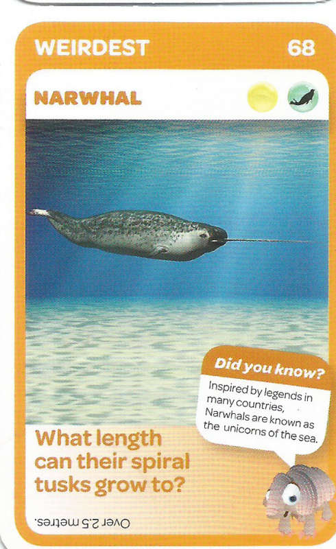 "SUPER ANIMALS" - PICK&PAY TRADING CARD COLLECTION -  CARD 68