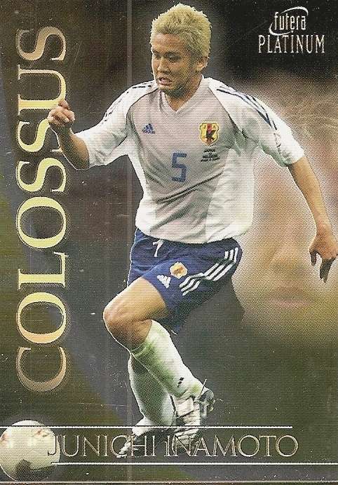 JUNICHI INAMOTO - FUTERA PLATINUM WF 2003 - "RARE" "COLOSSUS" INSERT TRADING CARD C4