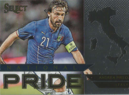 ANDREA PIRLO - PANINI "PRIZM SELECT 2015"  - "NATIONAL PRIDE" TRADING CARD 23