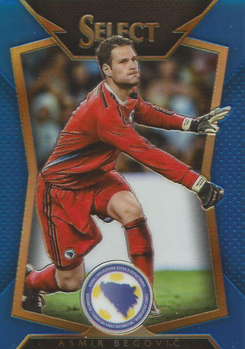 ASMIR BEGOVIC - PANINI "PRIZM SELECT 2015"  - "BLUE PLAID BASE" TRADING CARD 22 of 299