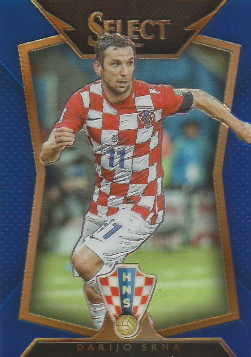 DARIJO SRNA - PANINI "PRIZM SELECT 2015"  - "BLUE PLAID BASE" TRADING CARD 58 of 299