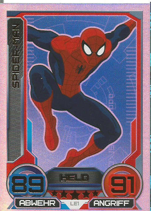TOPPS HERO ATTAX 2013 - MARVEL UNIVERSE - CAPTAIN AMERICA LIMITED EDITION CARD LE1