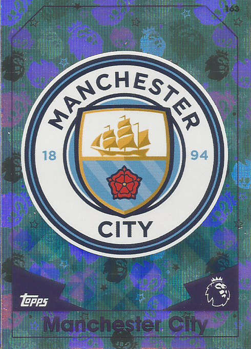 MANCHESTER CITY FC - MATCH ATTAX 2016/2017 - "CLUB BADGE" FOIL CARD