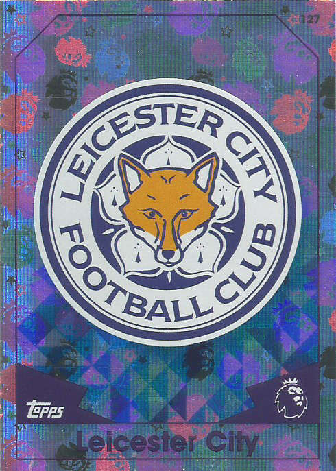 LEICESTER CITY FC - MATCH ATTAX 2016/2017 - "CLUB BADGE" FOIL CARD